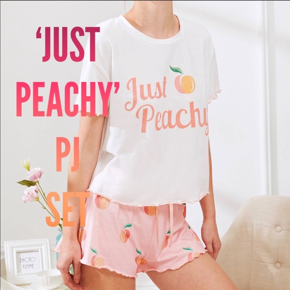 Peachy Pajama Set